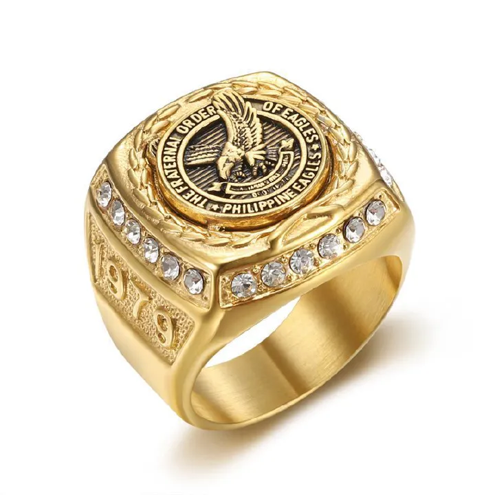 Masonic Ring For Men IFUAQZ Gold Masonic Freemason Ring