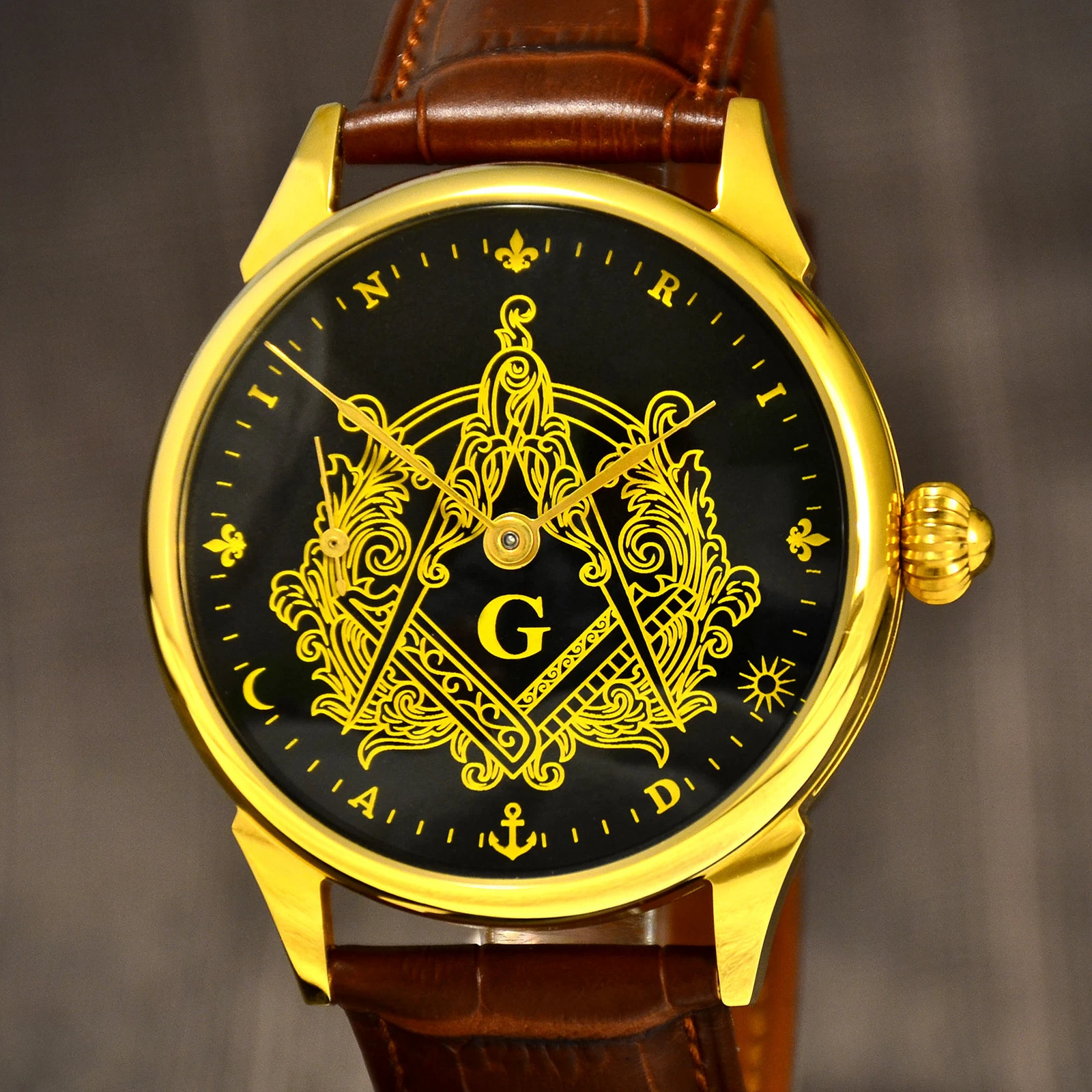 Masonic Tone Caravelle by Bulova Masonic Watch Bulova Quartz